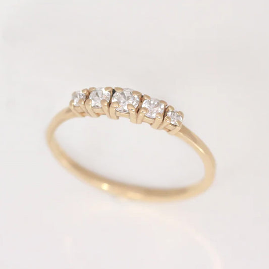 5 diamond ring