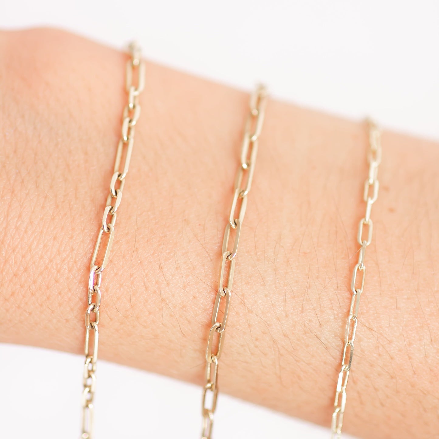Link Chain bracelet 14k gold