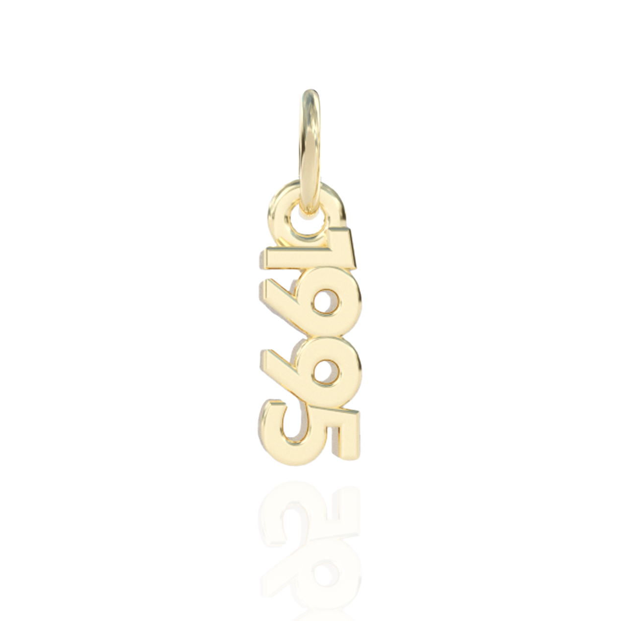 Year Charm 14k gold