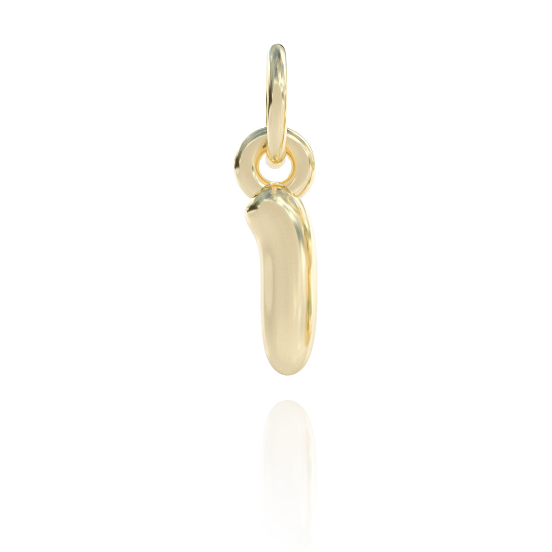 Number 1 Charm 14k gold