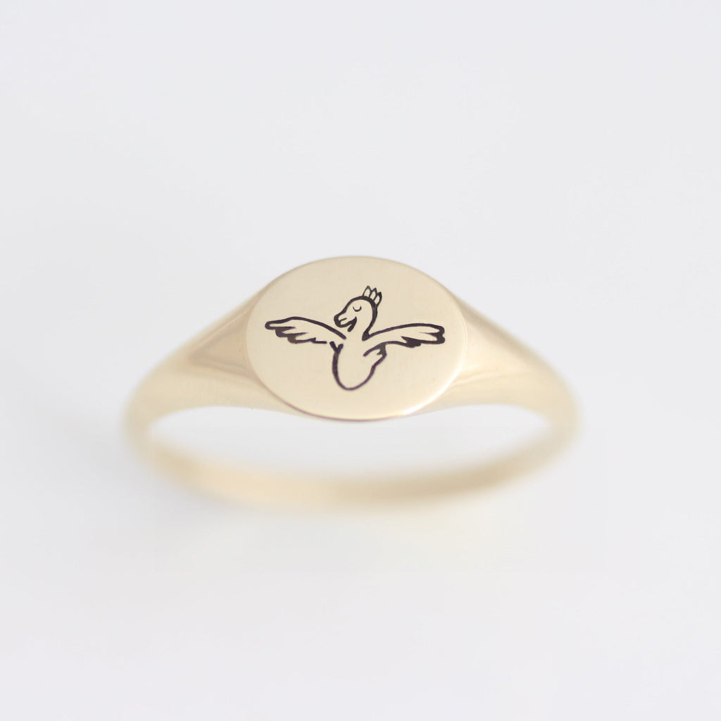 Design your own Signet Ring 14k gold