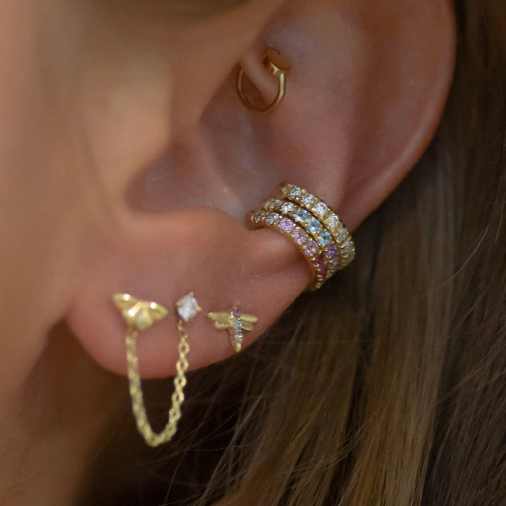 Orchid Cuff 14k gold