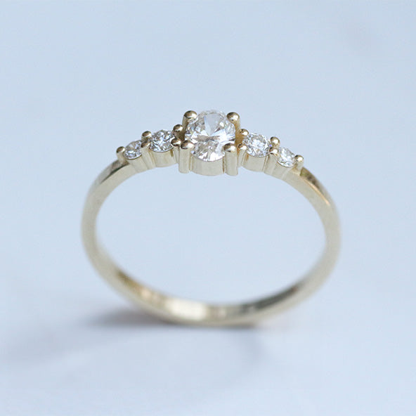 Lab Diamond Engagement ring NO.1