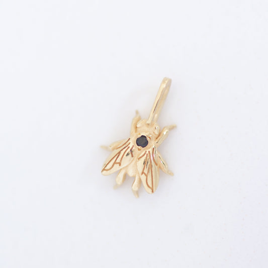 Fly Charm 14k gold