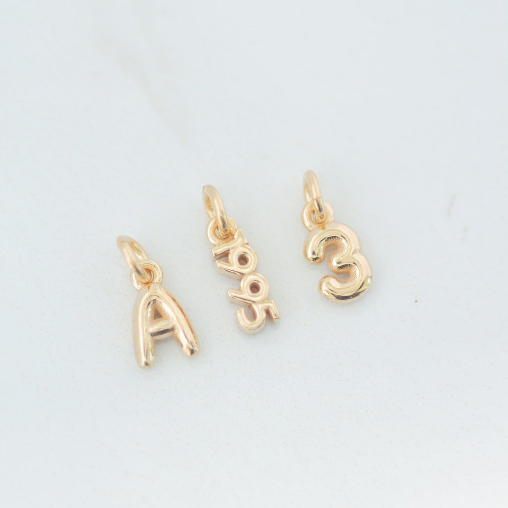 Year Charm 14k gold