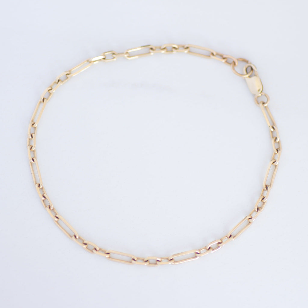 Chunky Link Chain bracelet 14k gold