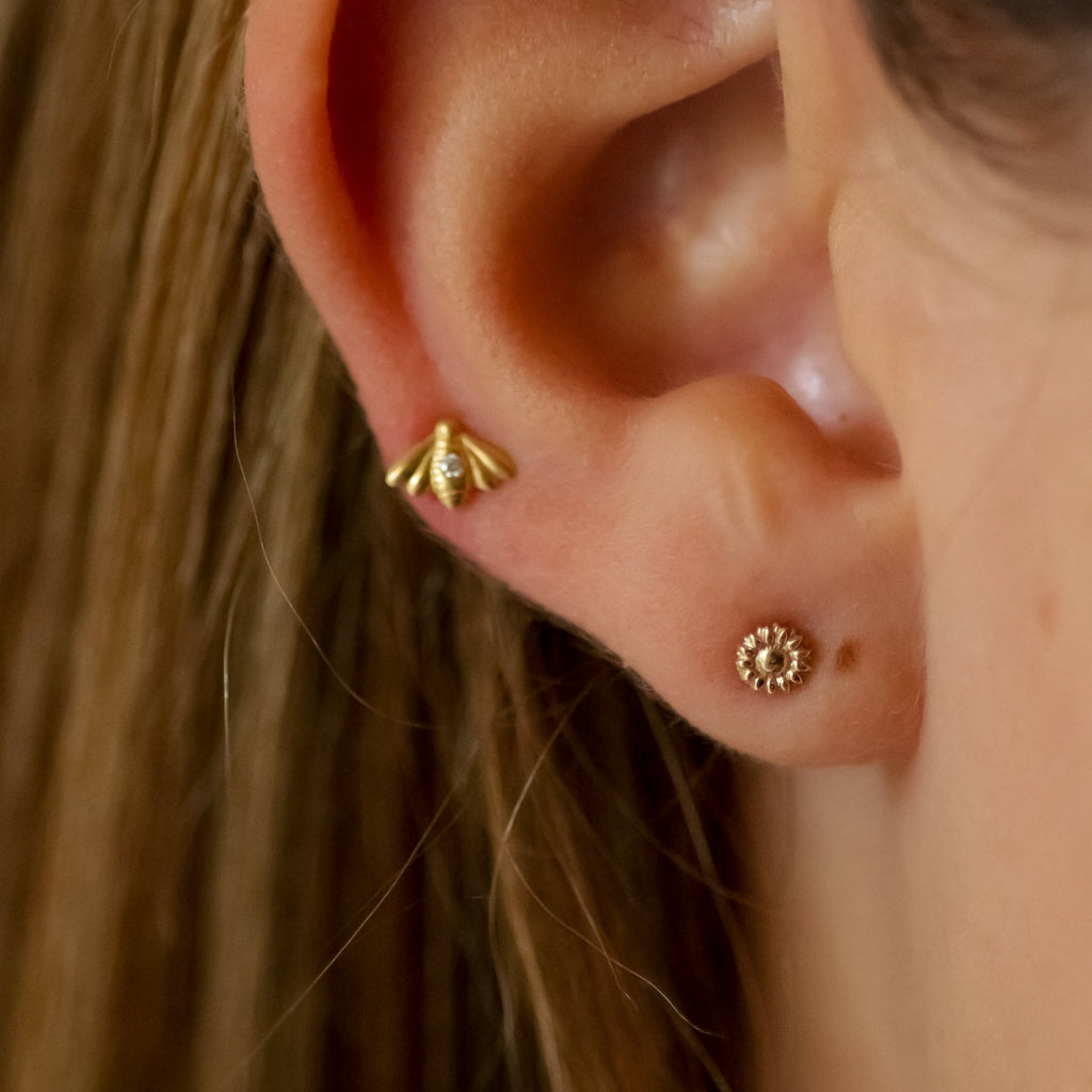 Bee & Sunflower Stud set