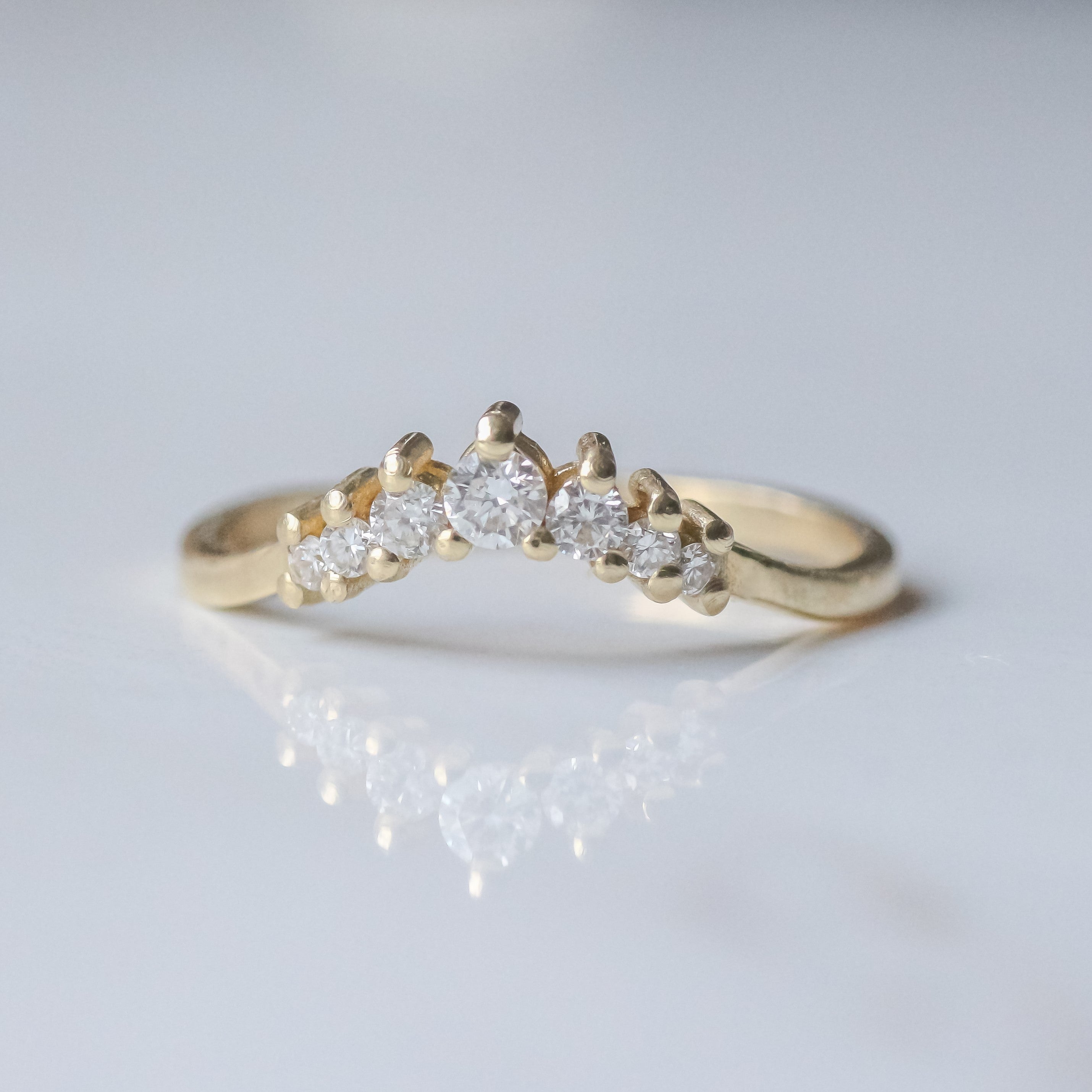 Milky Way ring 14k gold
