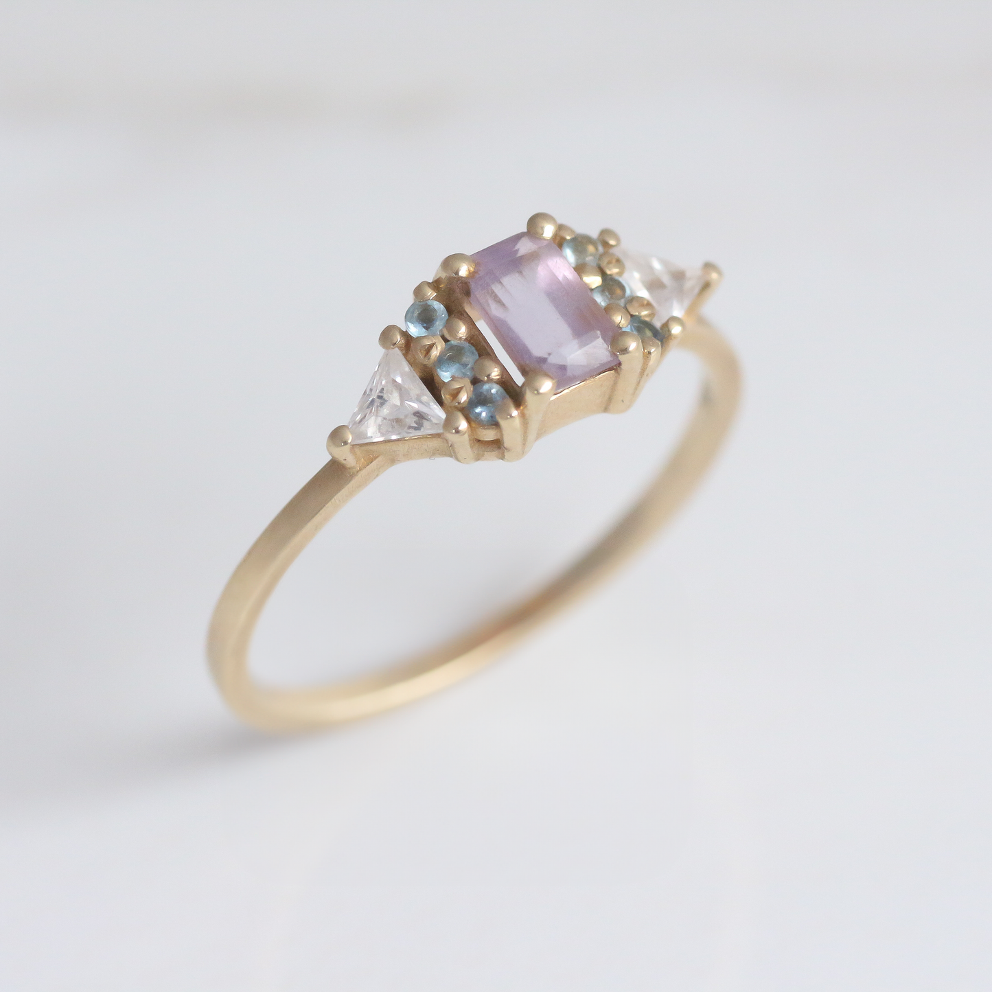 Orchid Ring 14k gold
