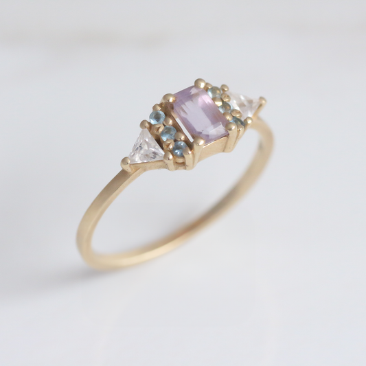 Orchid Ring 14k gold