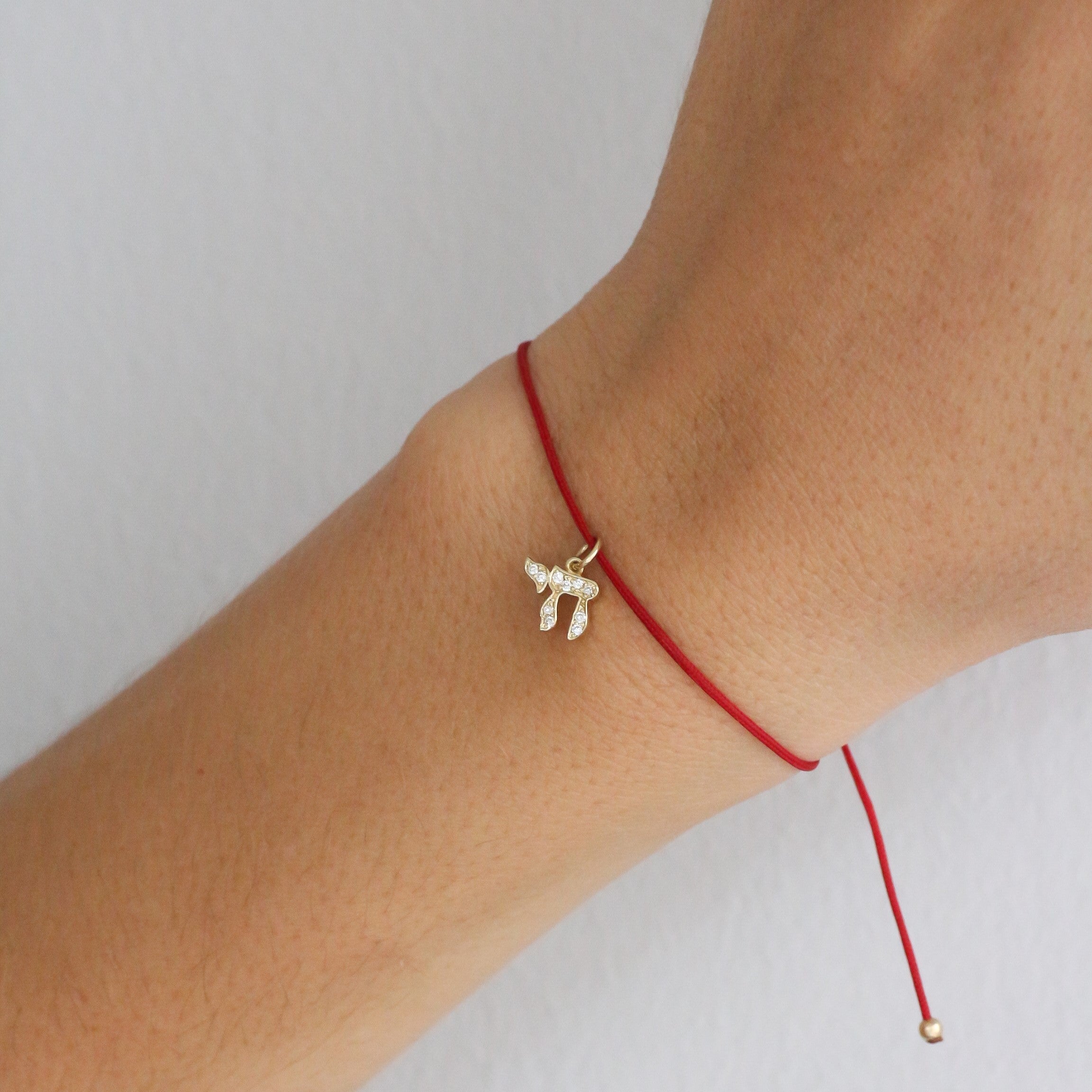 Chai Diamond Bracelet 14k gold