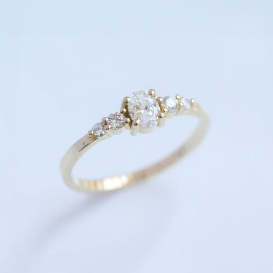 Lab Diamond Engagement ring NO.1