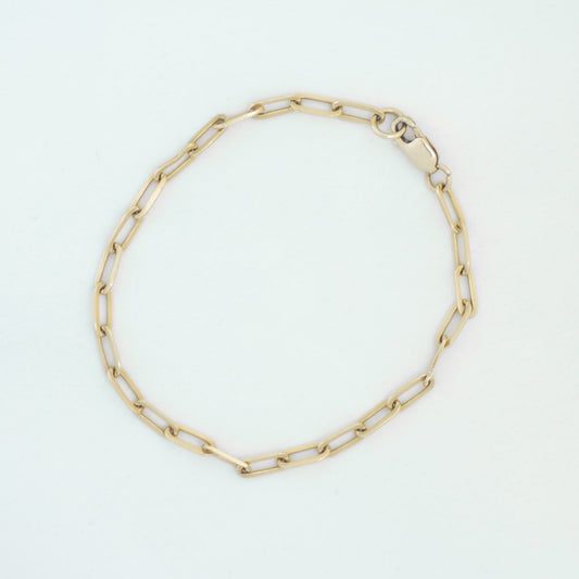 Link Chain bracelet 14k gold