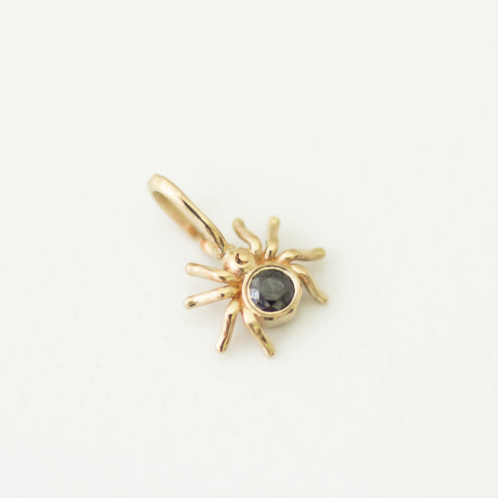 Spider Charm 14k gold