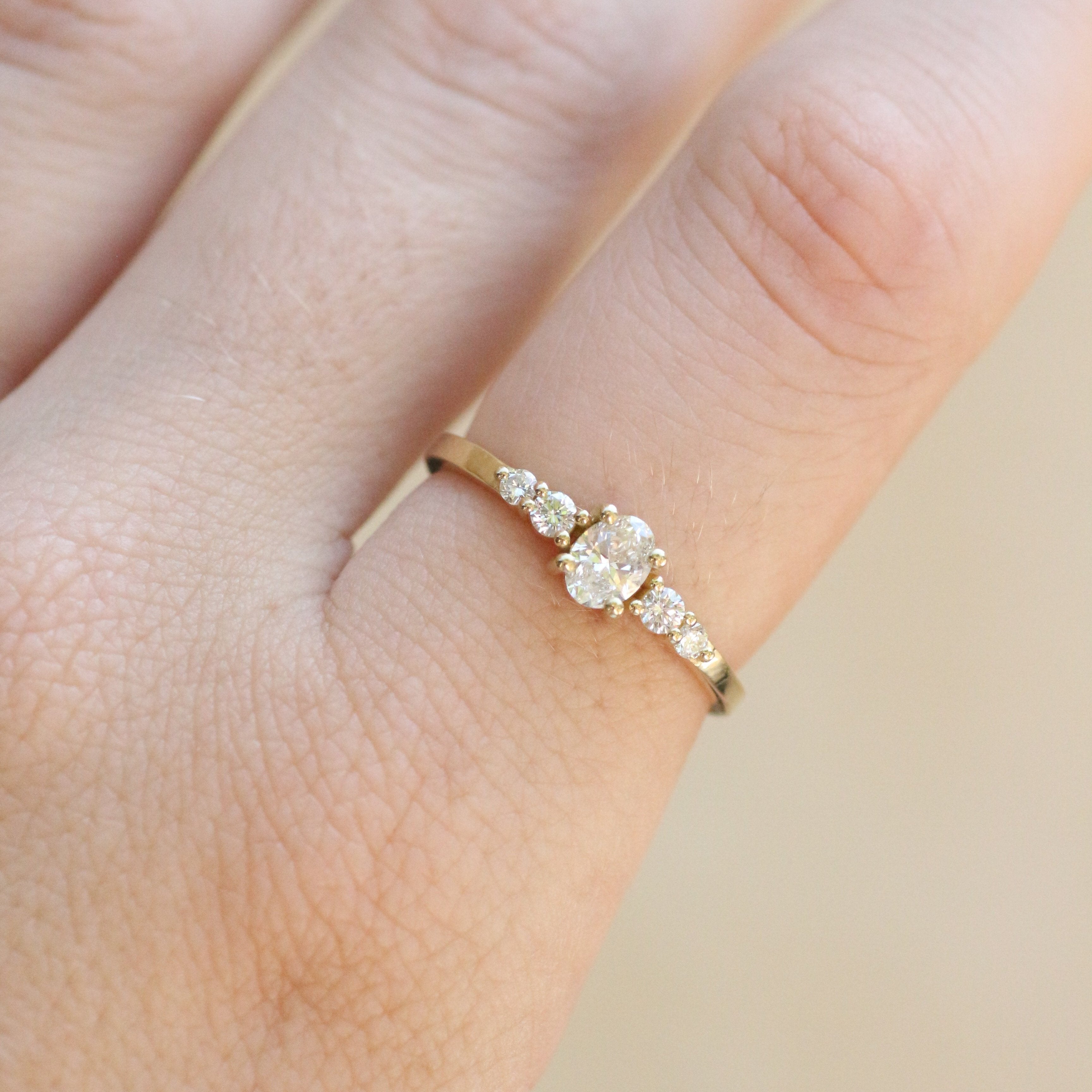 Lab Diamond Engagement ring NO.1