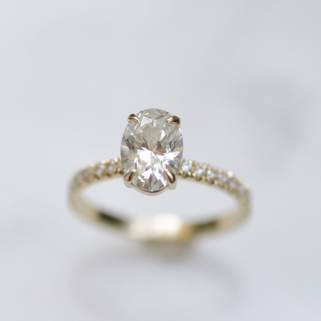 Lab Diamond Engagement ring NO.2 L