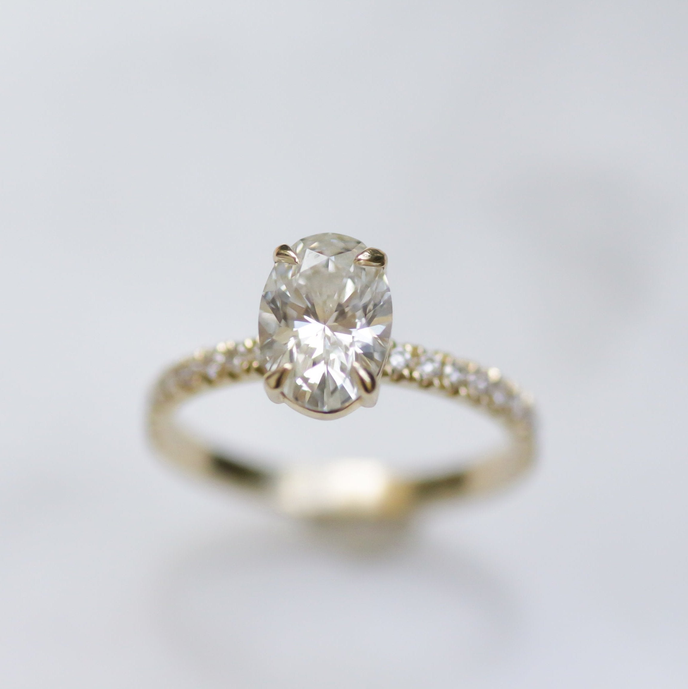 Lab Diamond Engagement ring NO.2 L
