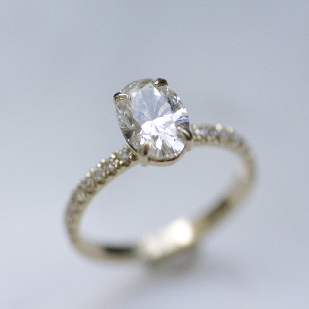 Lab Diamond Engagement ring NO.2 L