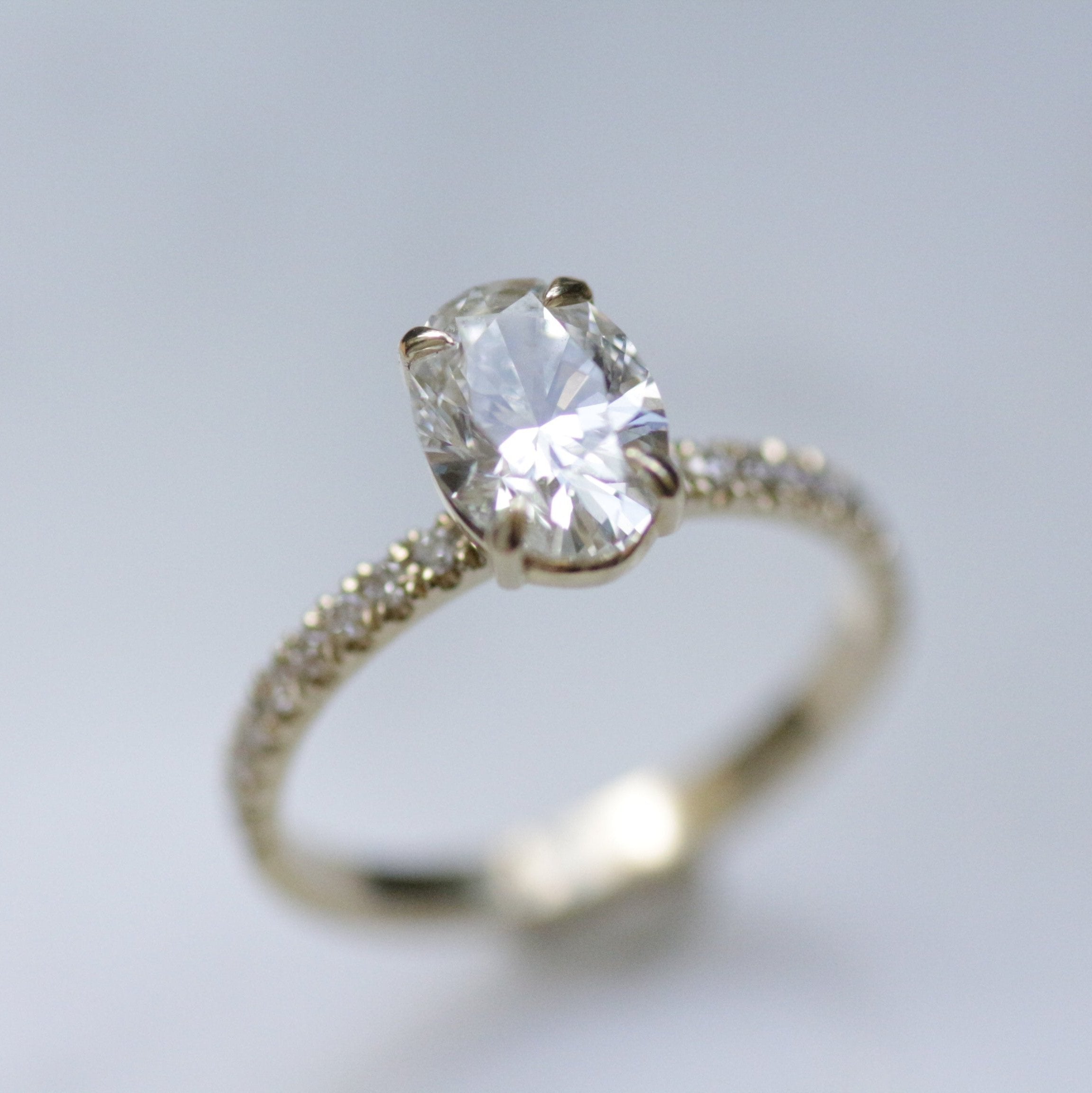 Lab Diamond Engagement ring NO.2 L
