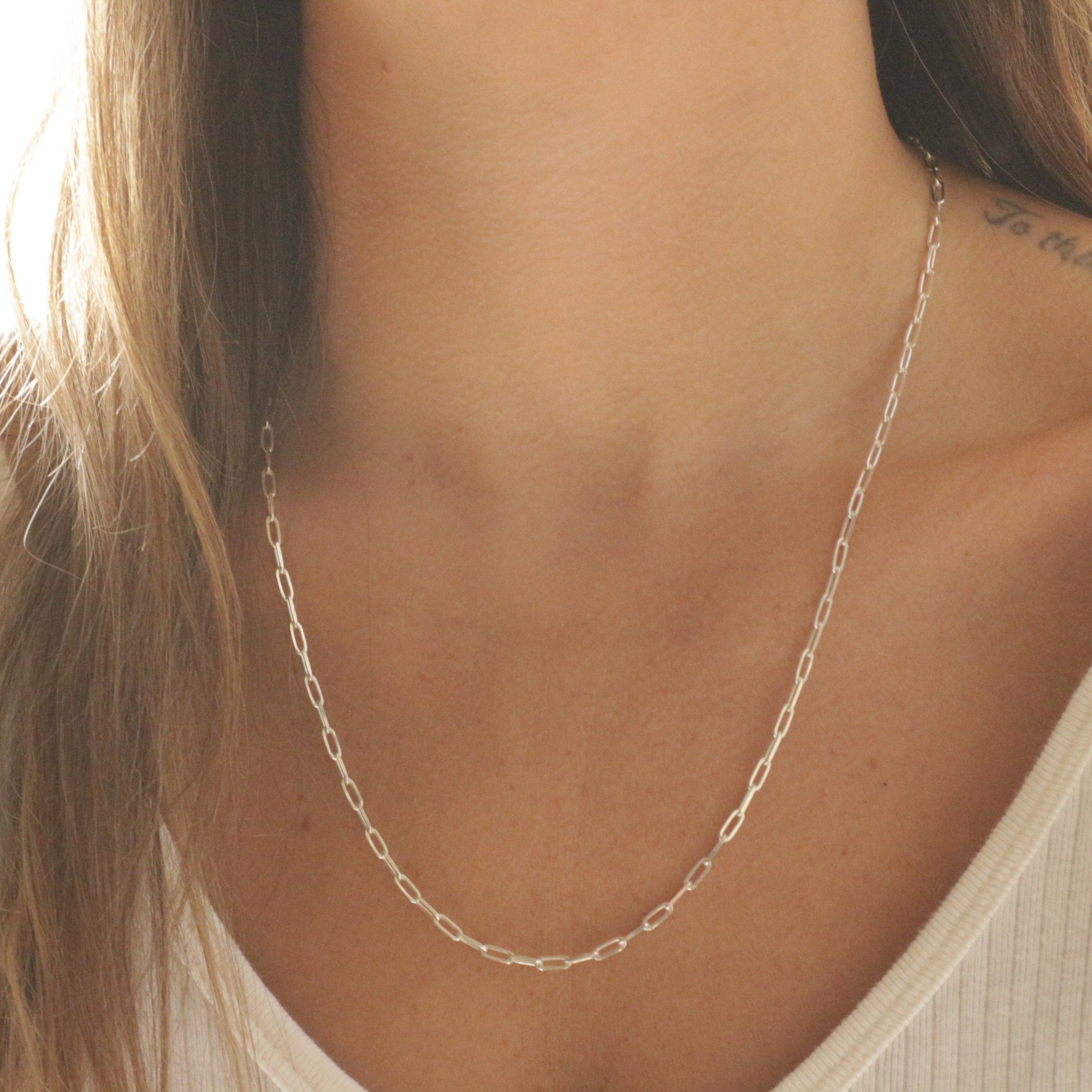 Link Chain Necklace silver