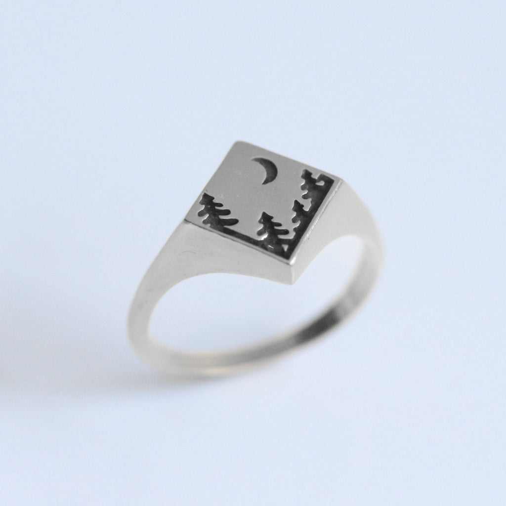 Yosemite Signet Ring silver