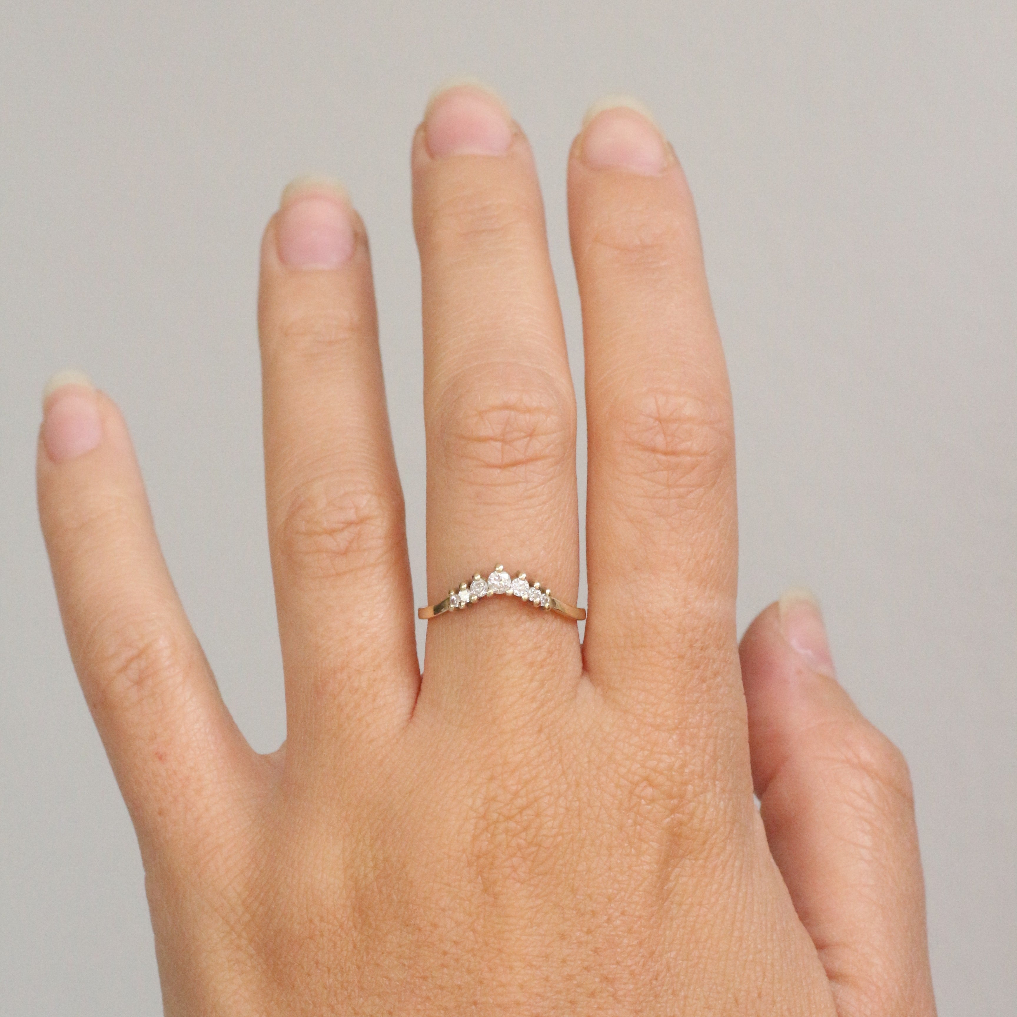 Milky Way ring 14k gold