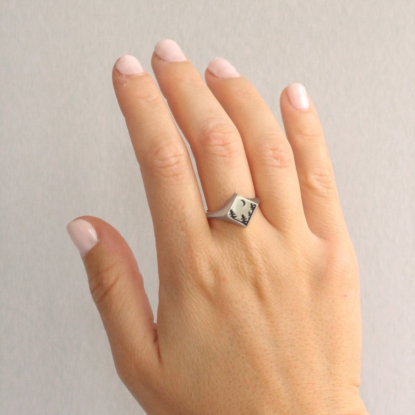 Yosemite Signet Ring silver