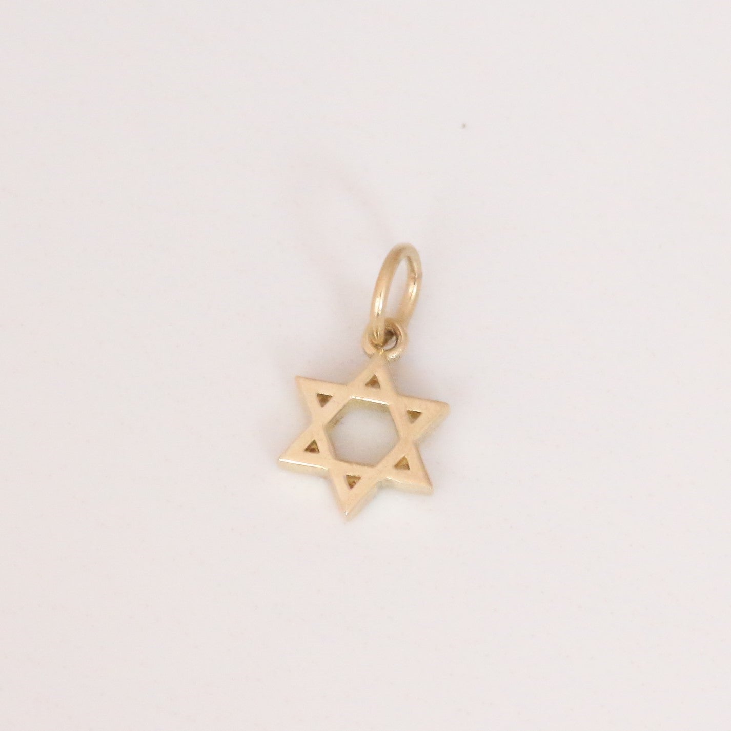 Star of David pendant 14k gold