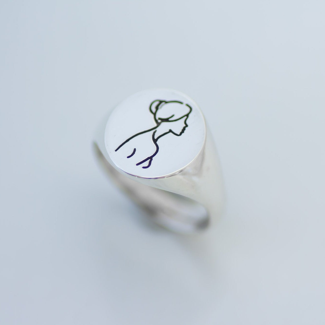 Venus Signet Ring silver