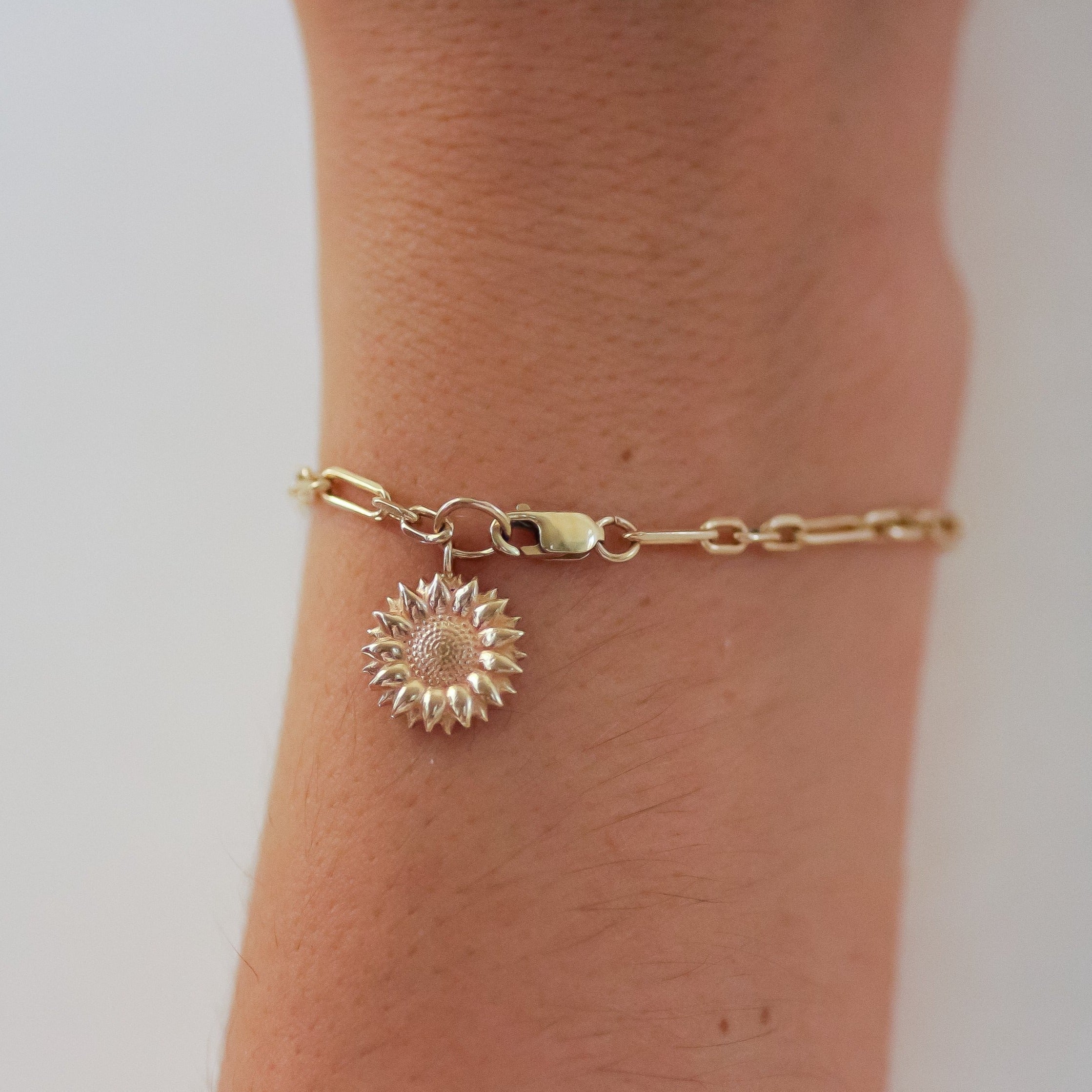Sunflower Bracelet 14k gold