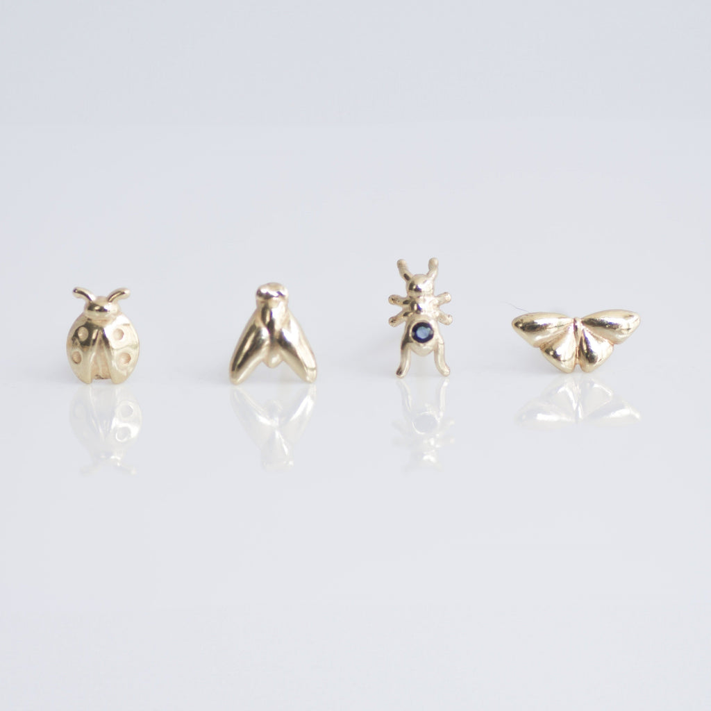 BUGS earring set 14k gold