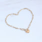Chunky Heart Bracelet 14k gold