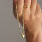 Chunky Heart Bracelet 14k gold