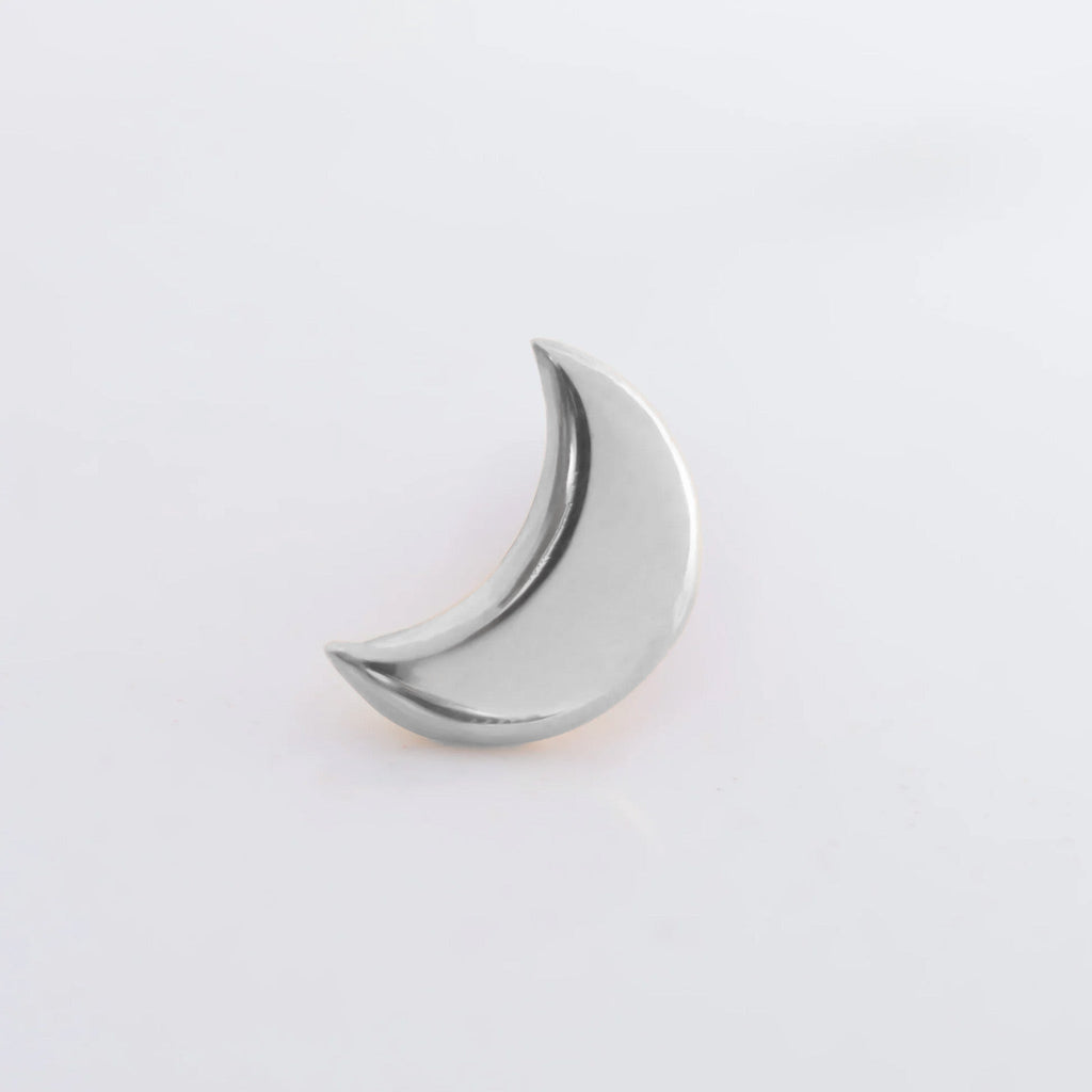 Moon Earring silver
