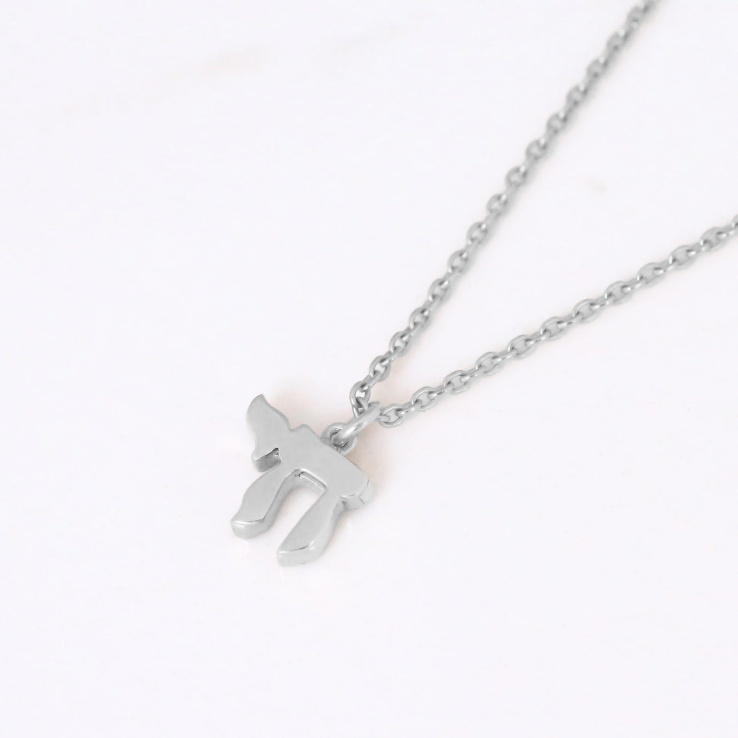 Chai necklace silver