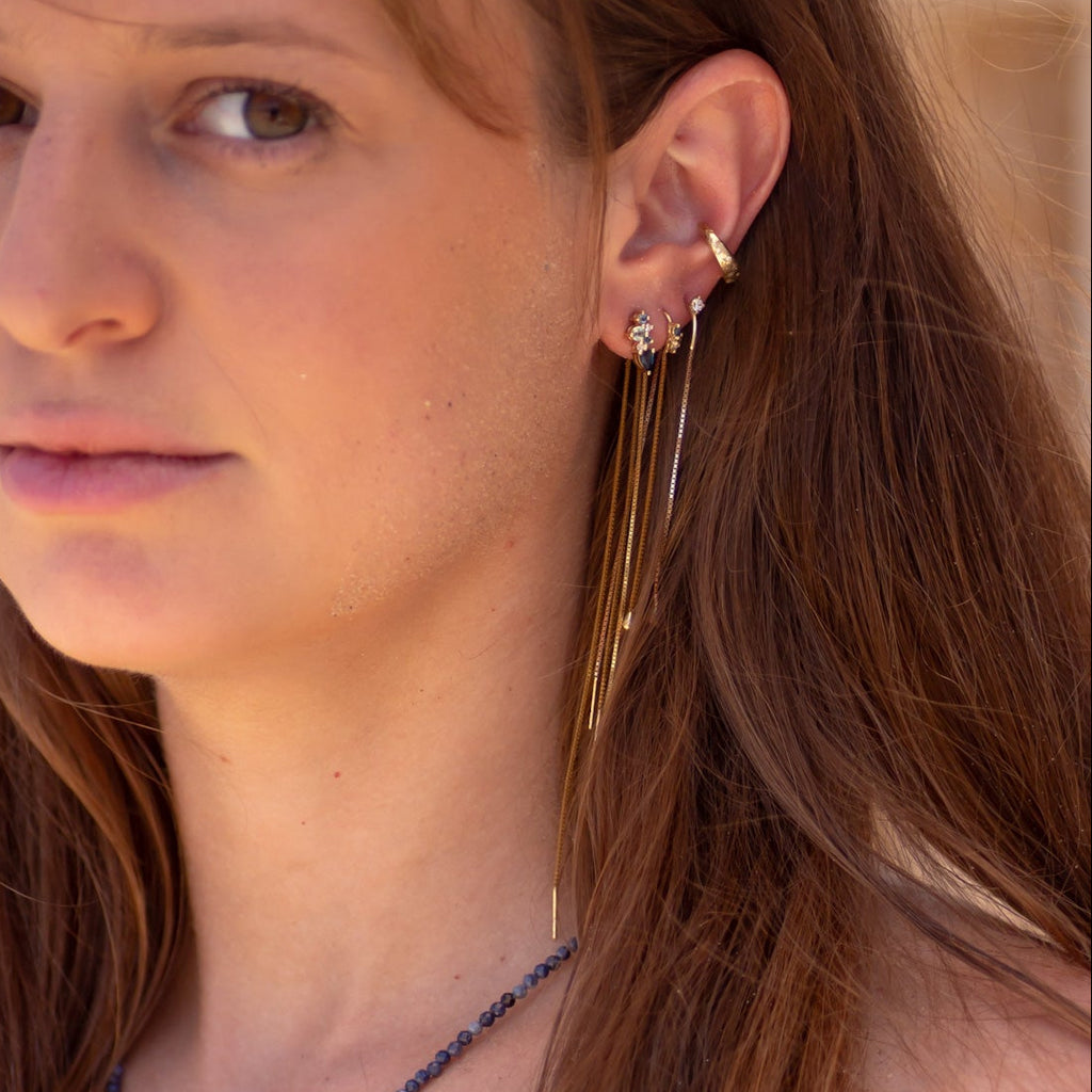 Sea of Stars Ear Cuff in 14K Gold