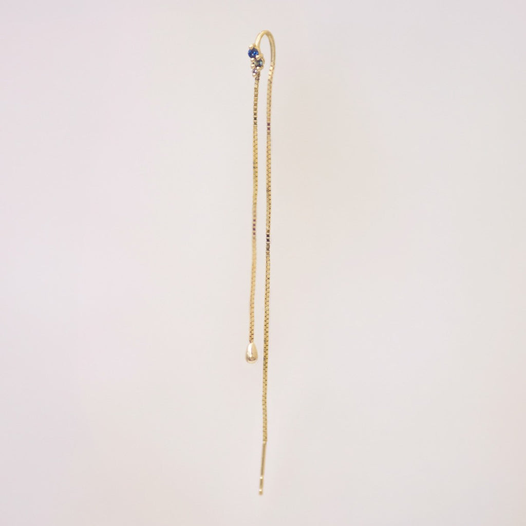 Reef Cluster Threader Earrings in 14k gold