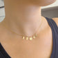 Lunar Necklace 14k gold