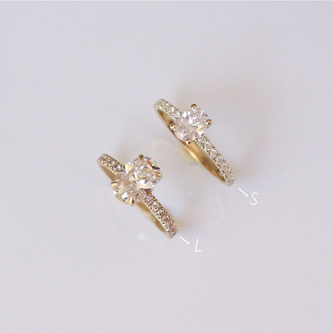 Lab Diamond Engagement ring NO.2 L