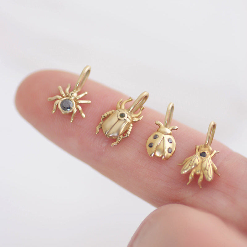 Ladybug Charm 14k gold