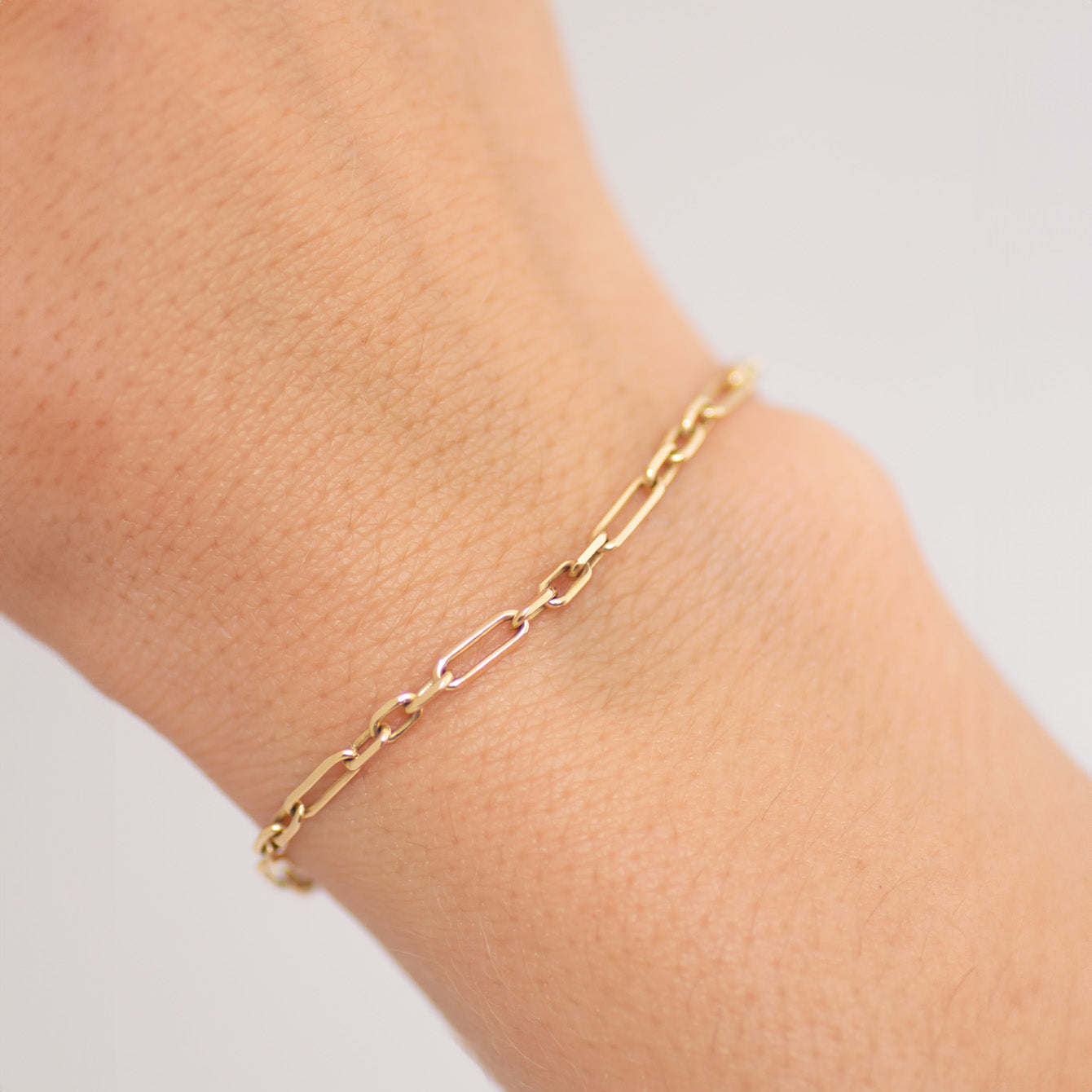 Chunky Link Chain bracelet 14k gold