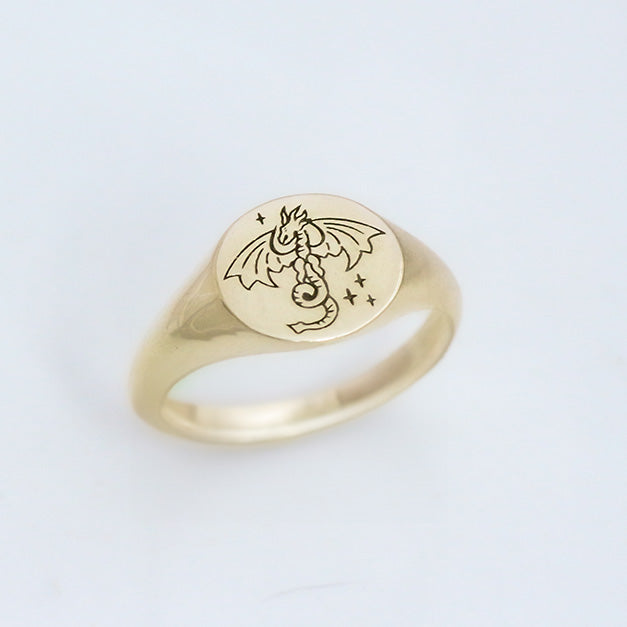 Design your own Signet Ring 14k gold