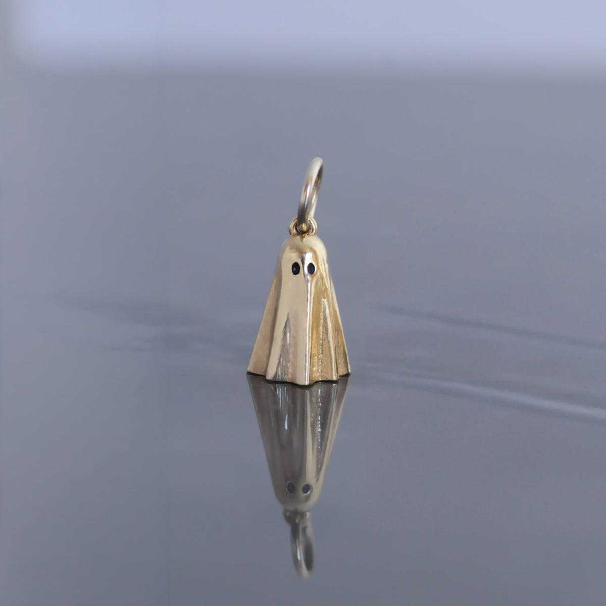 Ghostie Charm 14k gold