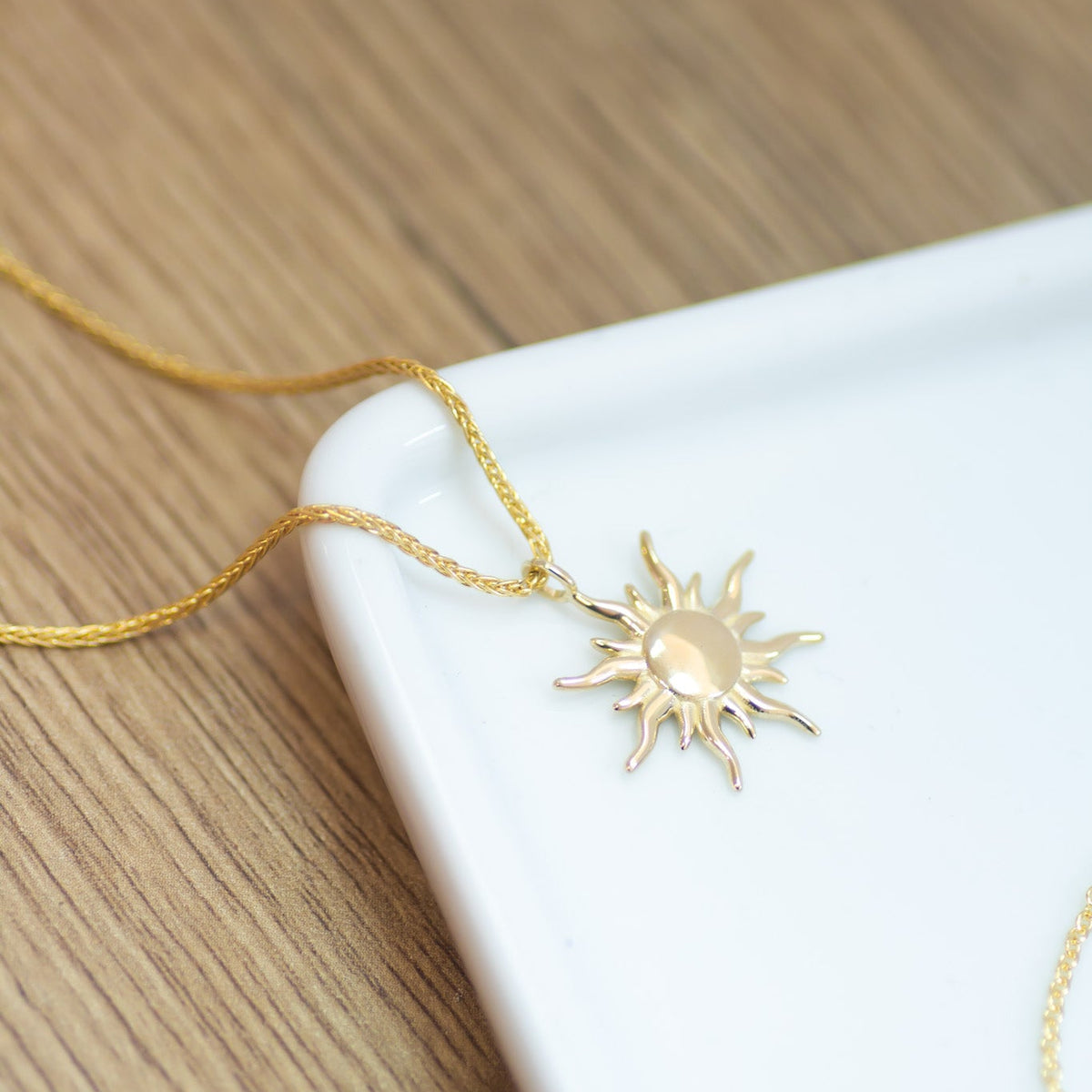 Soleil Pendant in 14k gold