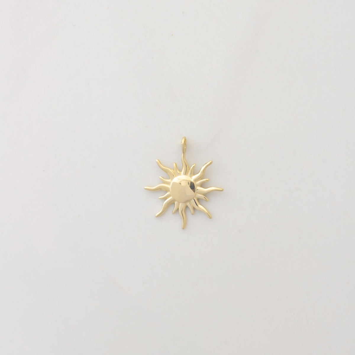 Mini Soleil Pendant in 14k gold