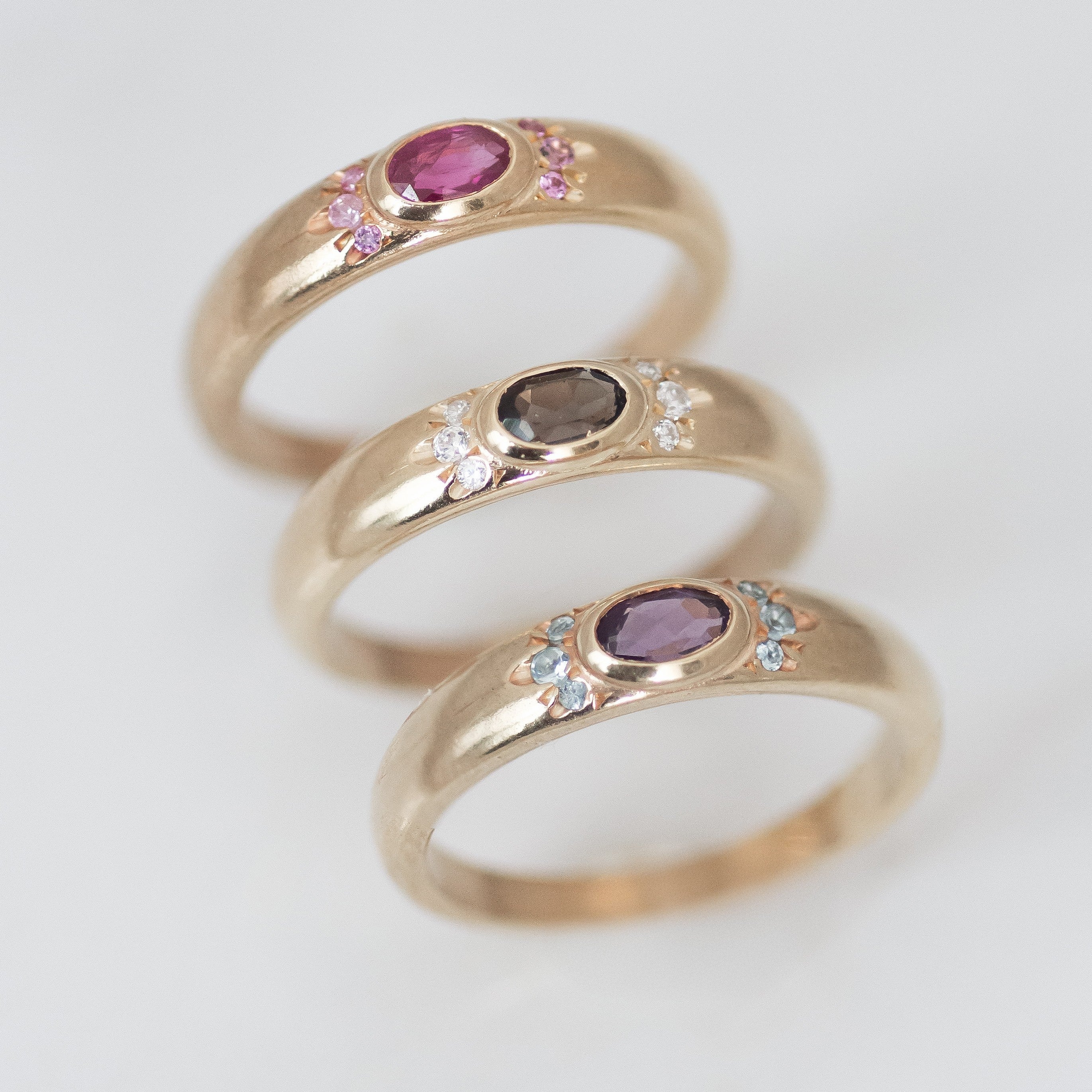 Bombay Rose ring 14k gold