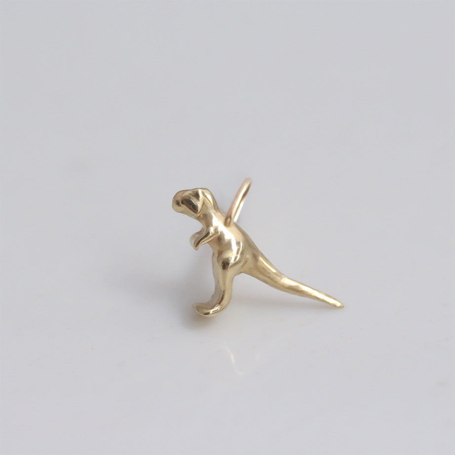 T-Rex Charm 14k gold