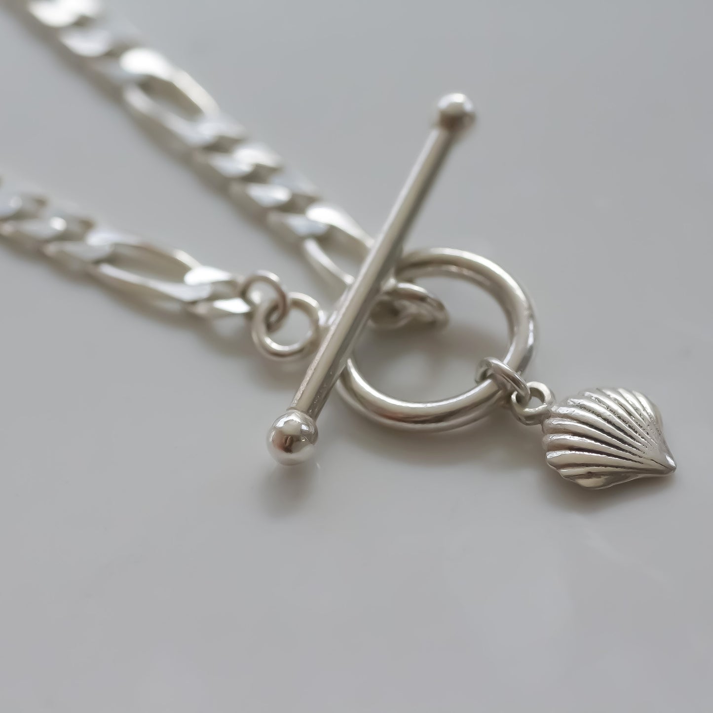 Seashell charm necklace