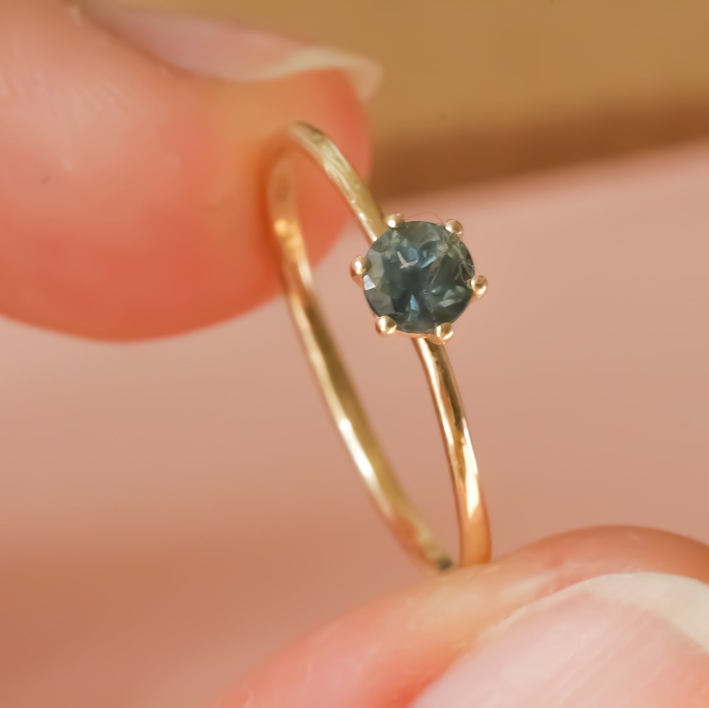 Royal Sapphire ring 14k gold